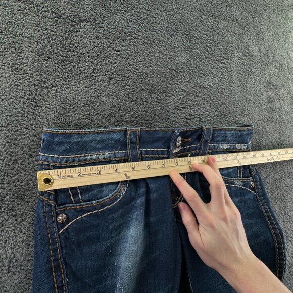 Rock Revival Patti Boot Cut Women's Denim Jeans Size 28 Adult Embellished Grunge - Picture 11 of 16